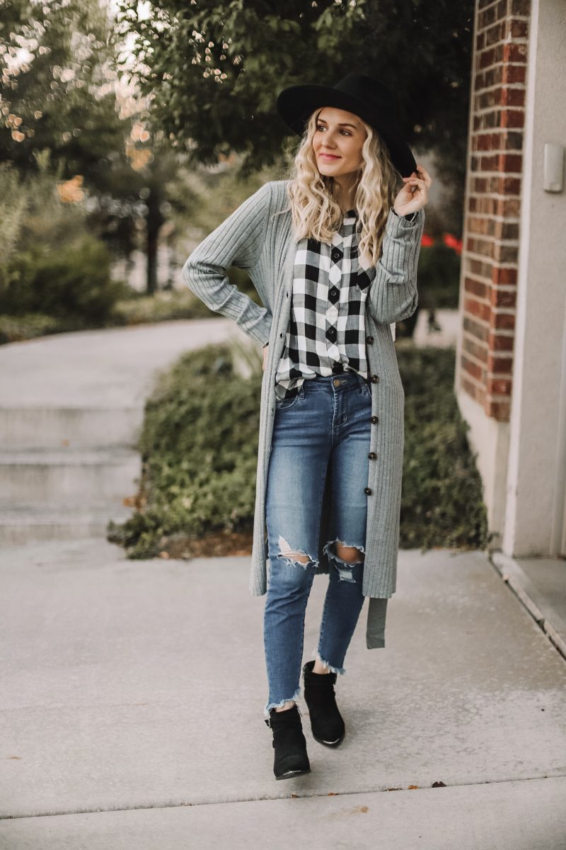 affordable + trendy walmart outfits .. styling cardigans - Stripes in Bloom
